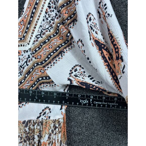 Free People Summer Dream Midi Dress Womens Size S Multicolor OB386608 Boho - Picture 6 of 6